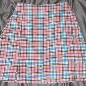 Cutest brandy Melville plaid skirt